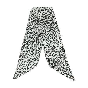 Saint Laurent Womens Leopard Print Scarf NWT